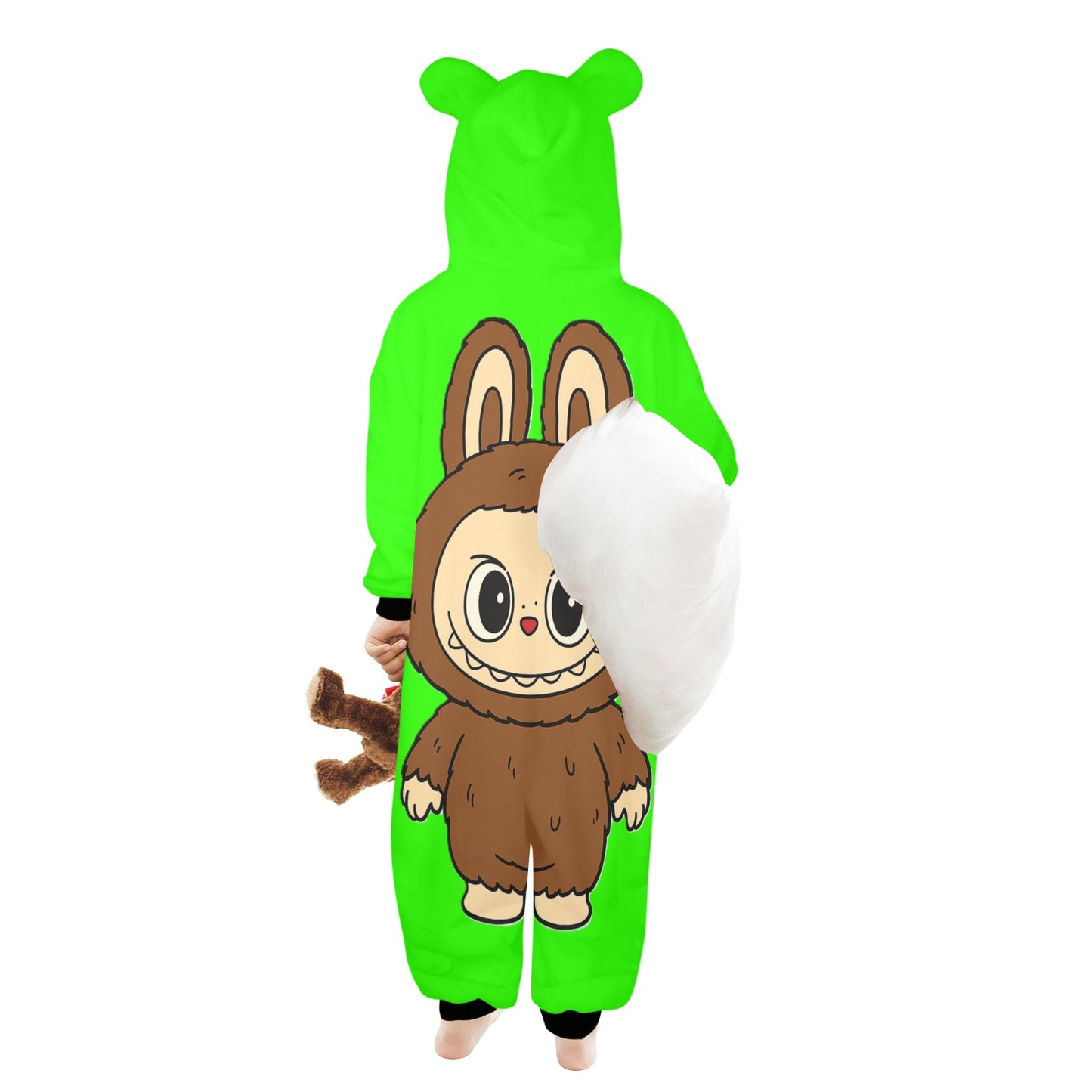 KSC's Exclusive Labubu Little Kids Onesies (2 to 7 Years Old) - Brown Bear Labubu