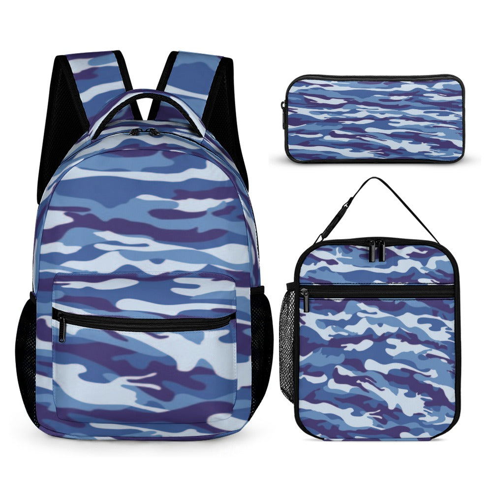 BACK TO SCHOOL BUNDLES -3PC Back To School Set - KSC's Custom Designs Back To School Sets - Backpacks, Three piece set combination Backpacks, Lunch Box, Pencil Bag/Organizer