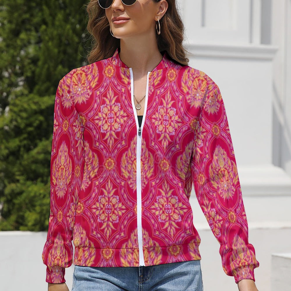Women's Long Sleeve Zipper Jacket (10 Options) KSC's Limited Edition Designer Collections