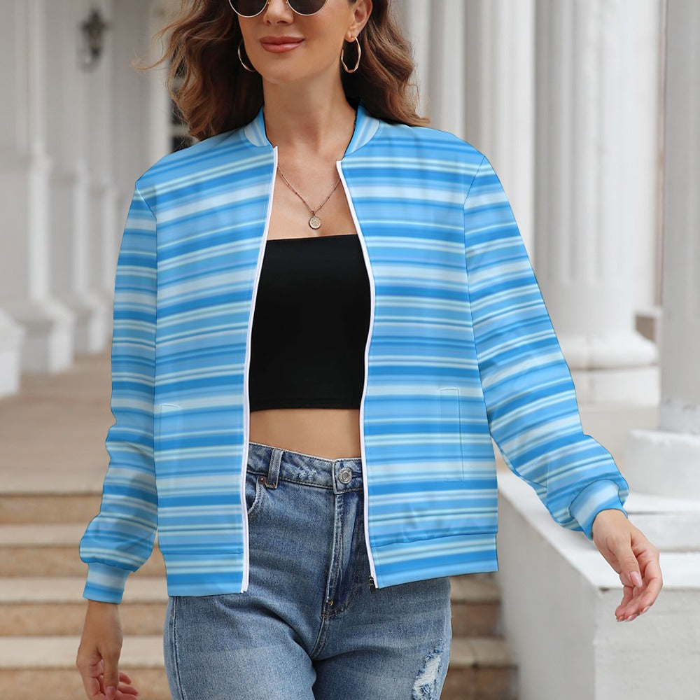 Women's Long Sleeve Zipper Jacket