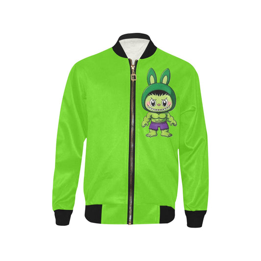 🧥🔥 “Too Cool for Recess!” Labubu Kid’s Bomber Jacket - Kid's Bomber Jacket