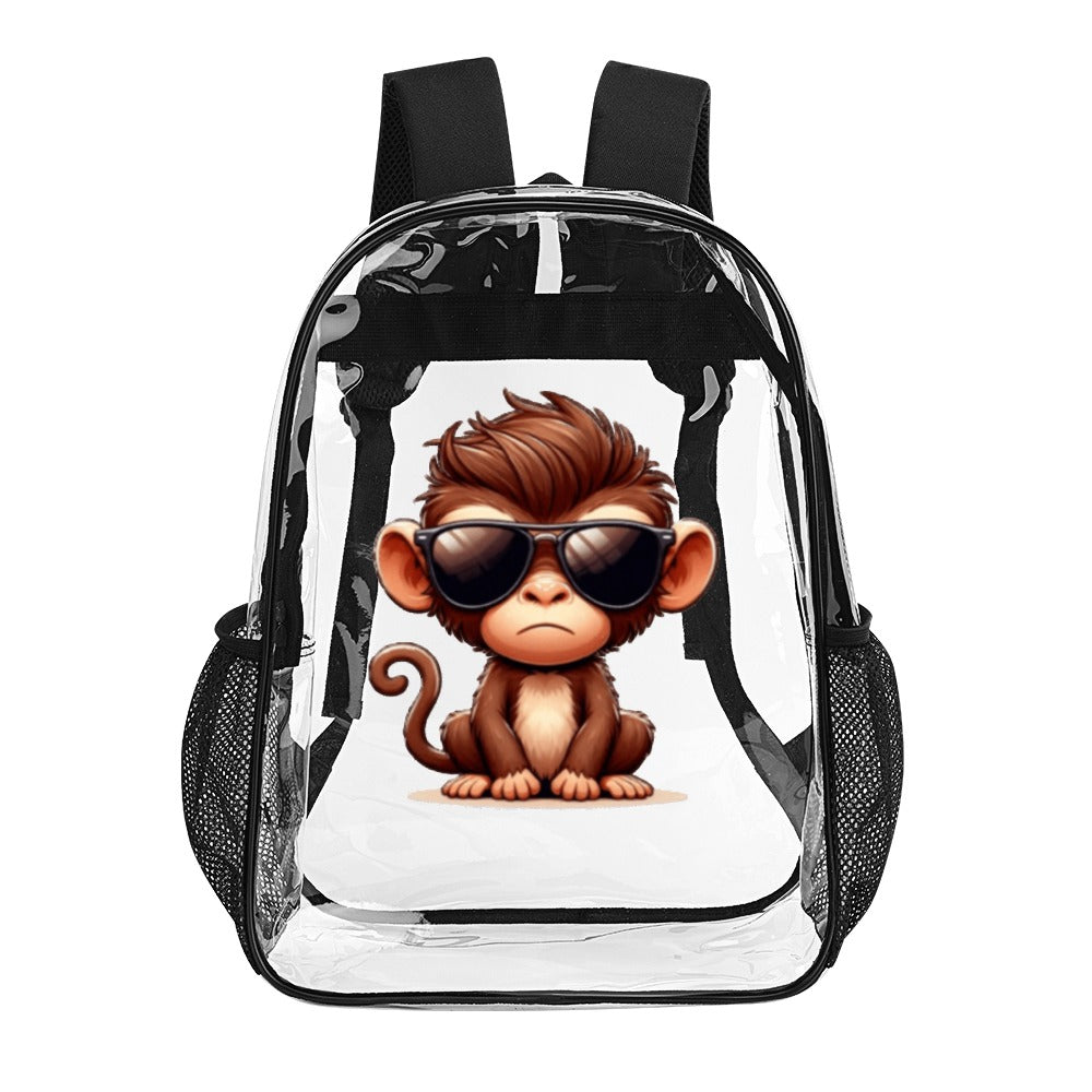 KSC's Custom Designs On Transparent Bag 17 inch New