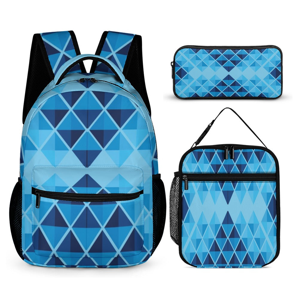 BACK TO SCHOOL BUNDLES -3PC Back To School Set - KSC's Custom Designs Back To School Sets - Backpacks, Three piece set combination Backpacks, Lunch Box, Pencil Bag/Organizer