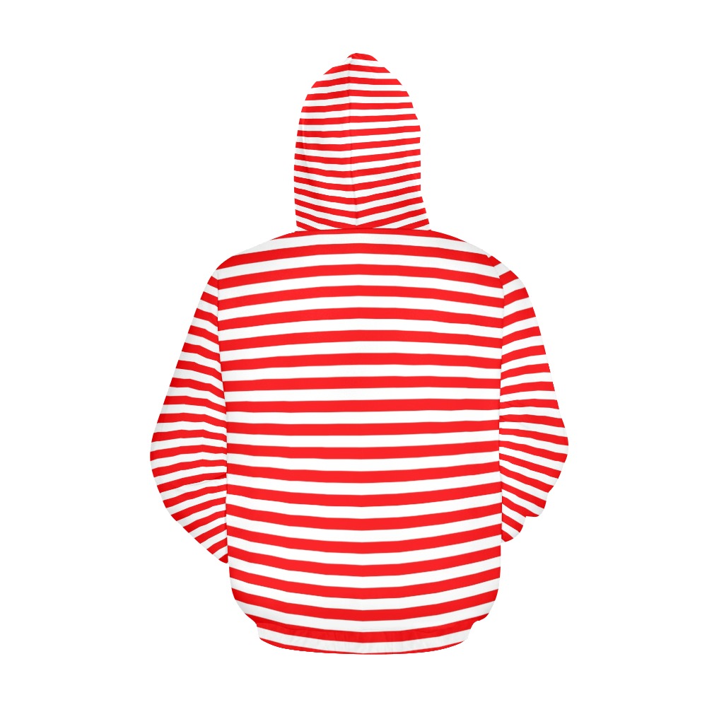 KSC's Exclusive Women's Stripe Design Hoodies Collection (10 Styles) Hoodie (Model H13)