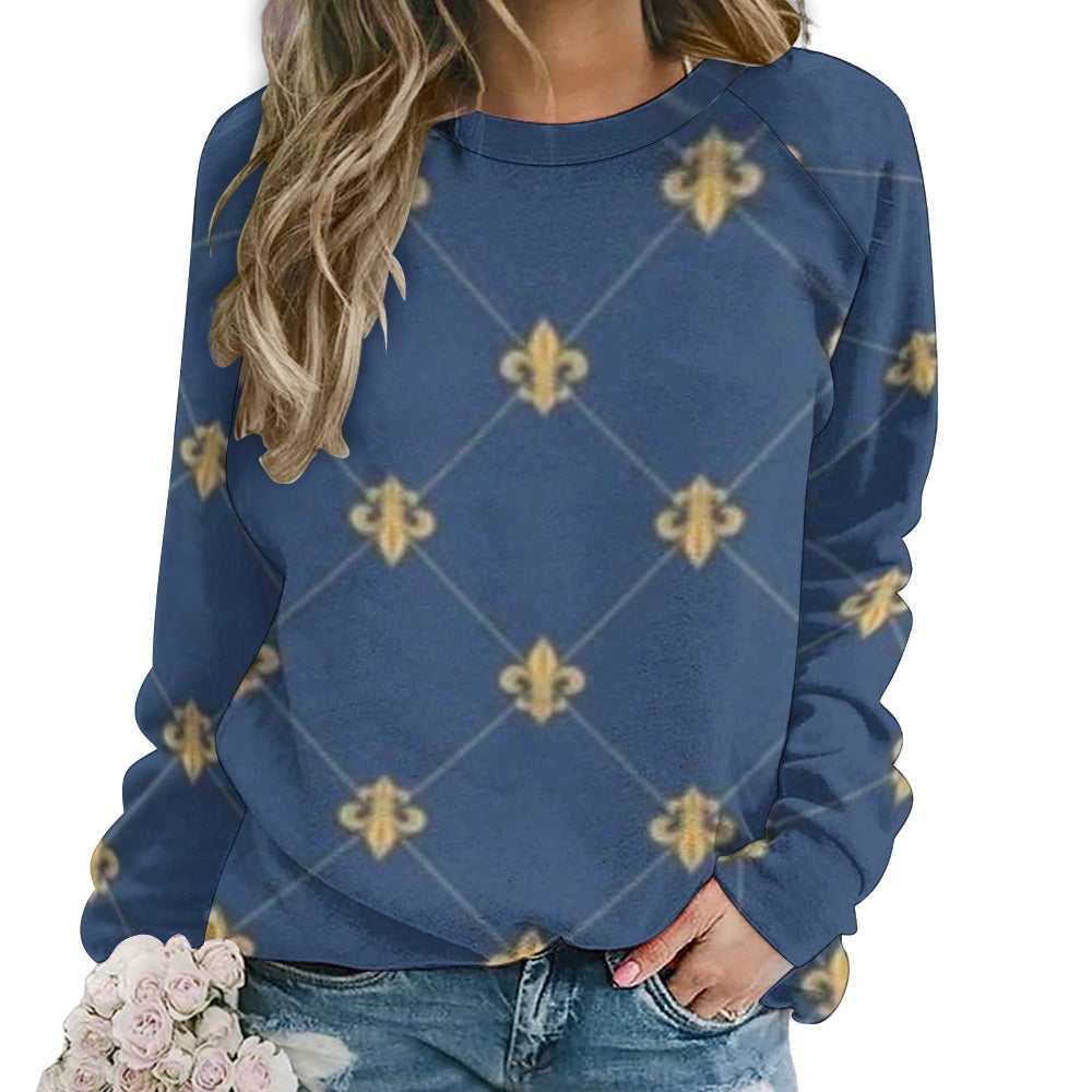 Raglan round neck KSC's Exclusive Women's Sweater Collection (10) Designs/Styles - Raglan round neck sweater