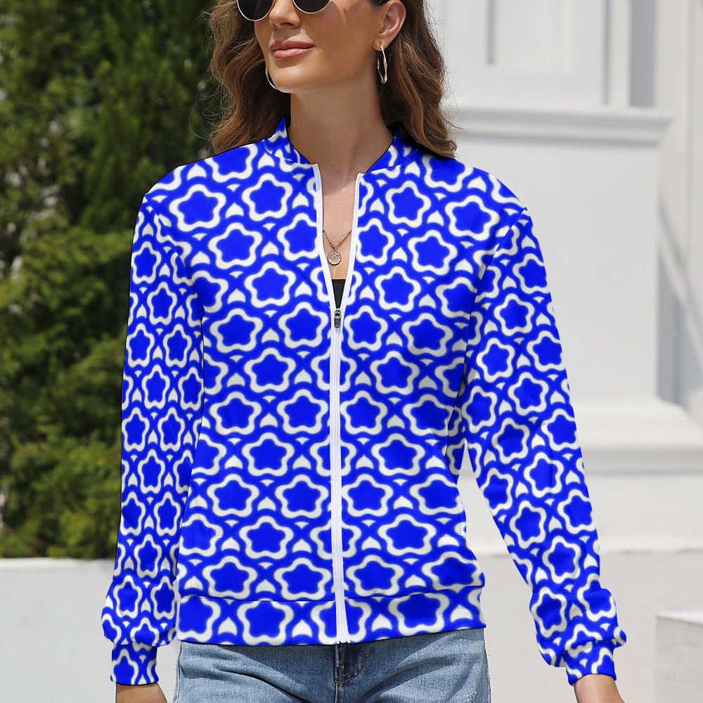 Women's Long Sleeve Zipper Jacket (10 Options) KSC's Limited Edition Designer Collections