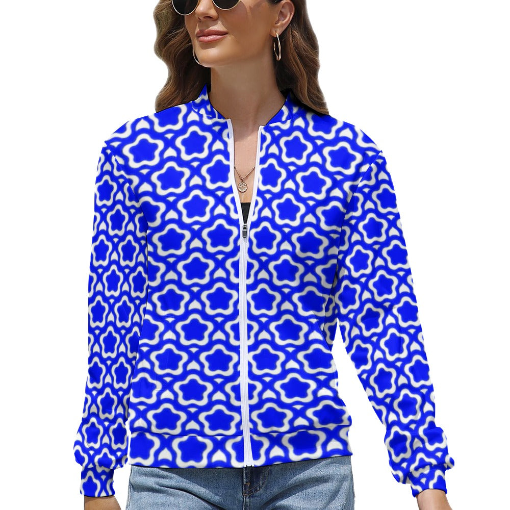 Women's Long Sleeve Zipper Jacket (10 Options) KSC's Limited Edition Designer Collections
