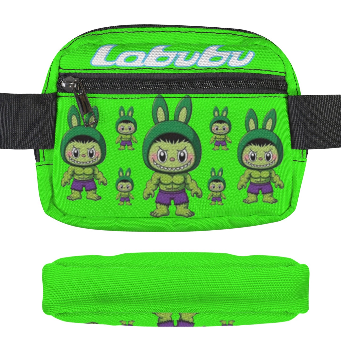 π¦ΈββοΈLabubu Hero Trio Fanny β Justice League Power, Pocket-Sized - Labubu Heros (Superman, Batman, Hulk) Cross Body Bags - Fanny Packs for Adults Kids