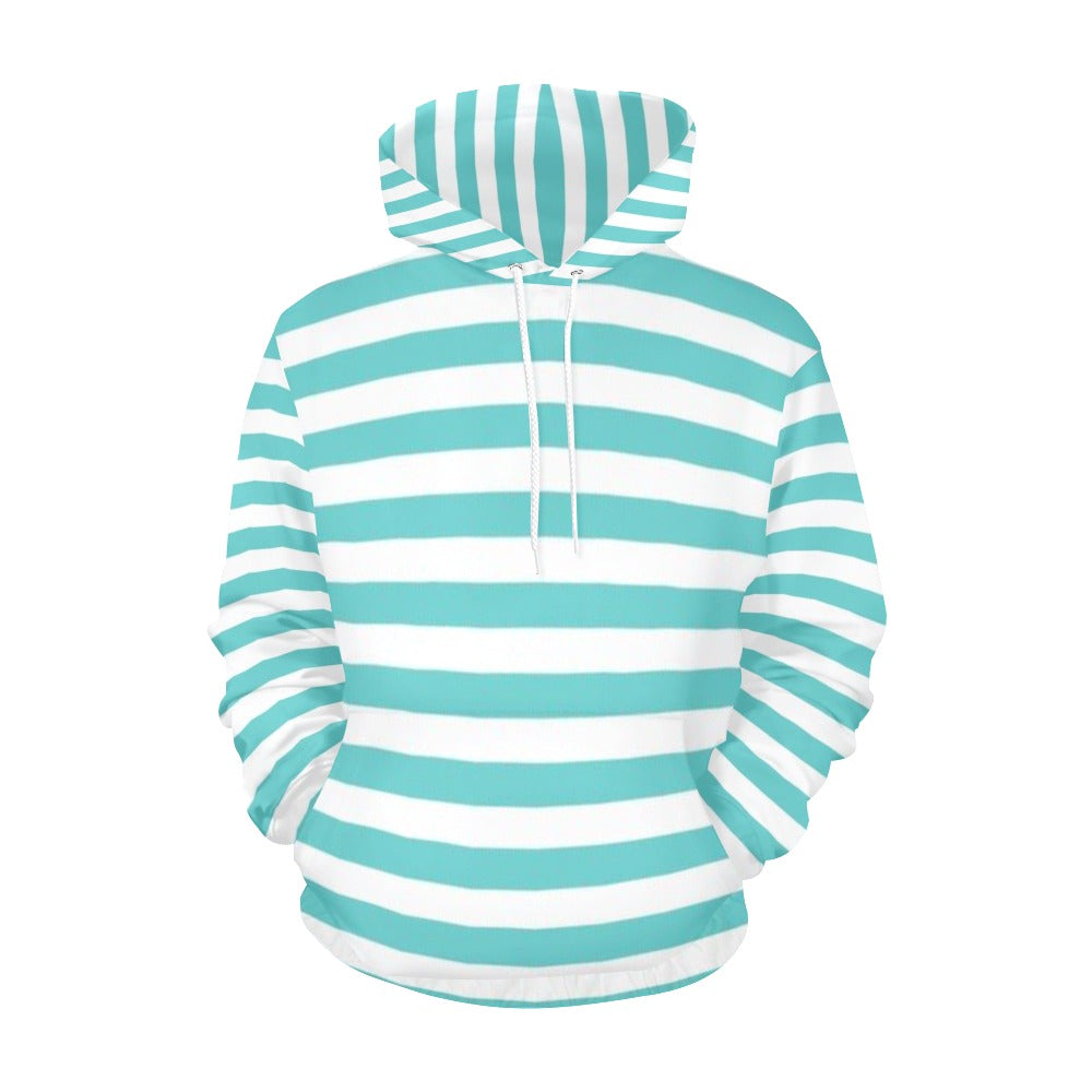 KSC's Exclusive Women's Stripe Design Hoodies Collection (10 Options) Hoodie (Model H13)