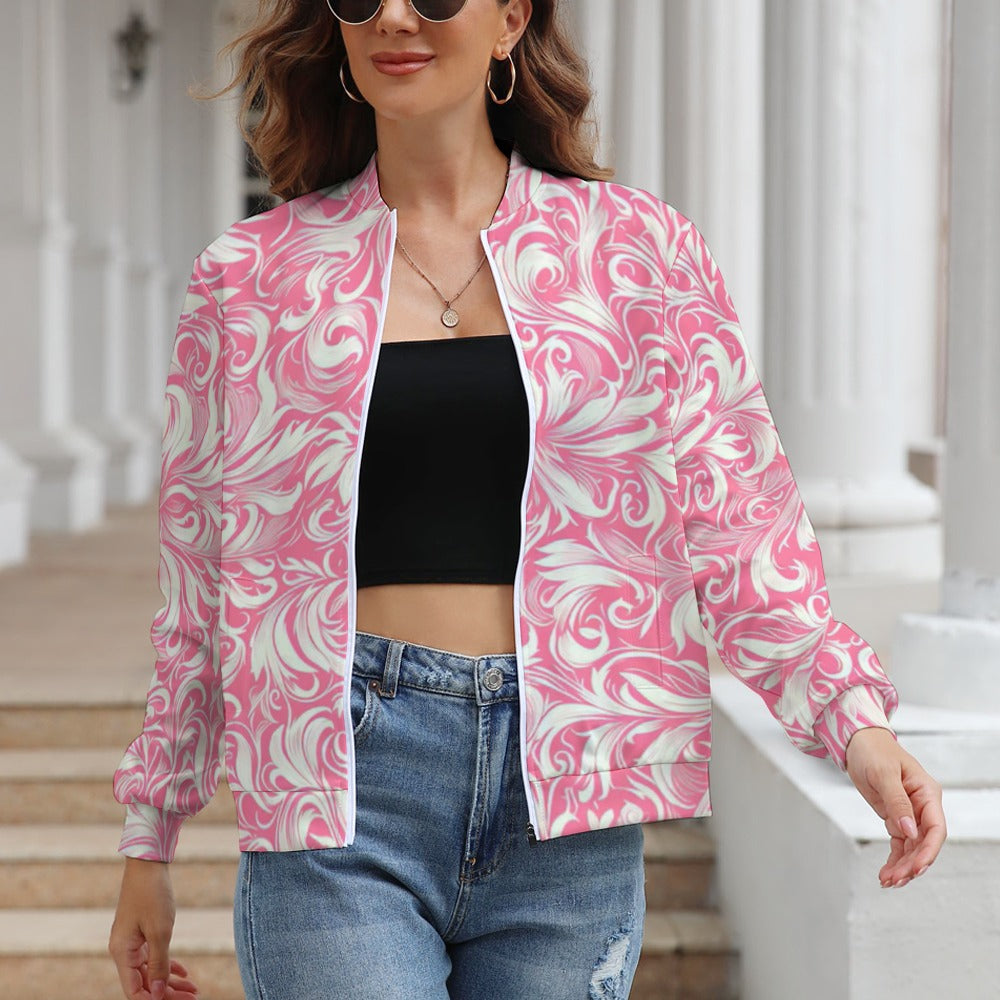 Women's Long Sleeve Zipper Jacket (10 Options) - KSC's Limited Edition Collections Designer Style