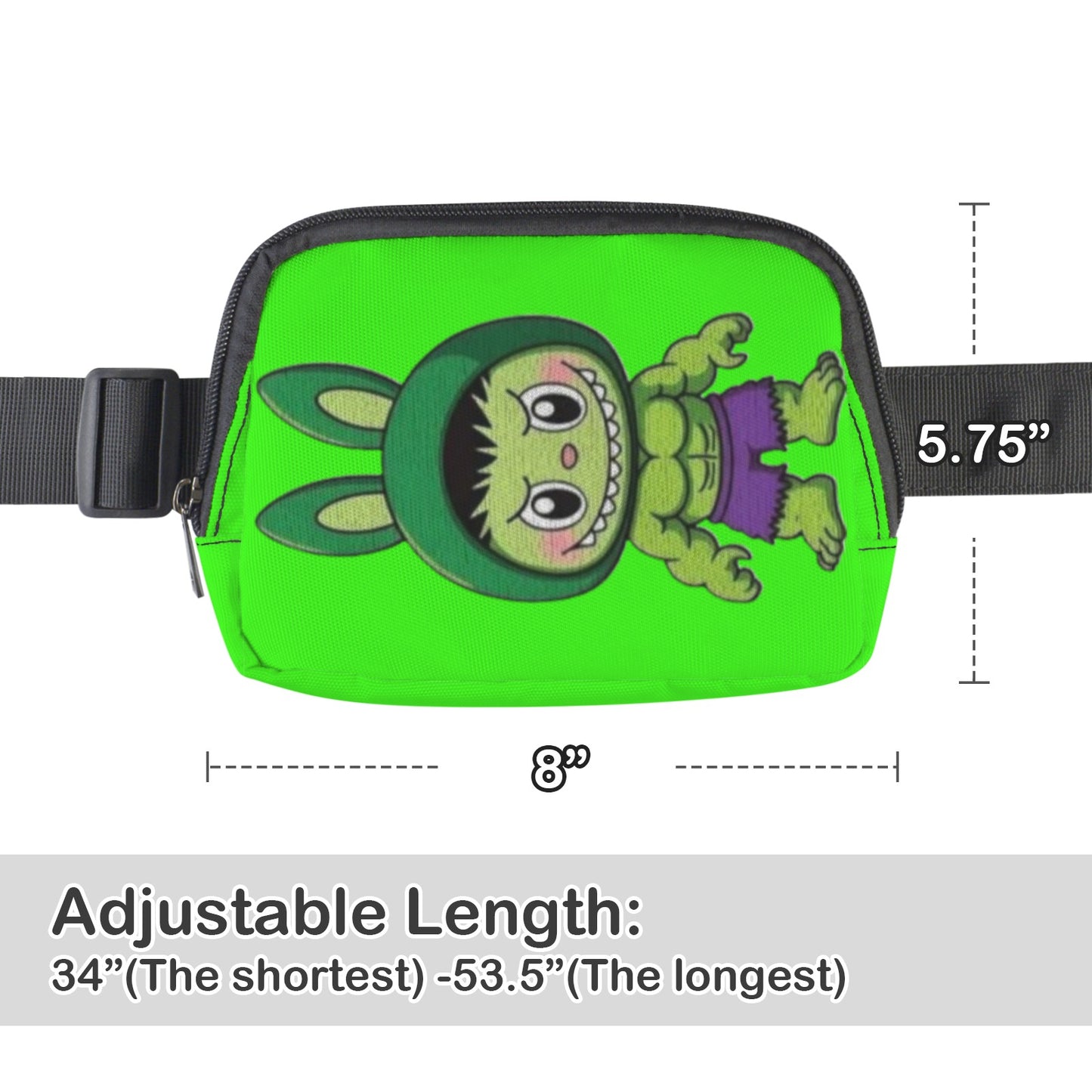 π¦ΈββοΈLabubu Hero Trio Fanny β Justice League Power, Pocket-Sized - Labubu Heros (Superman, Batman, Hulk) Cross Body Bags - Fanny Packs for Adults Kids