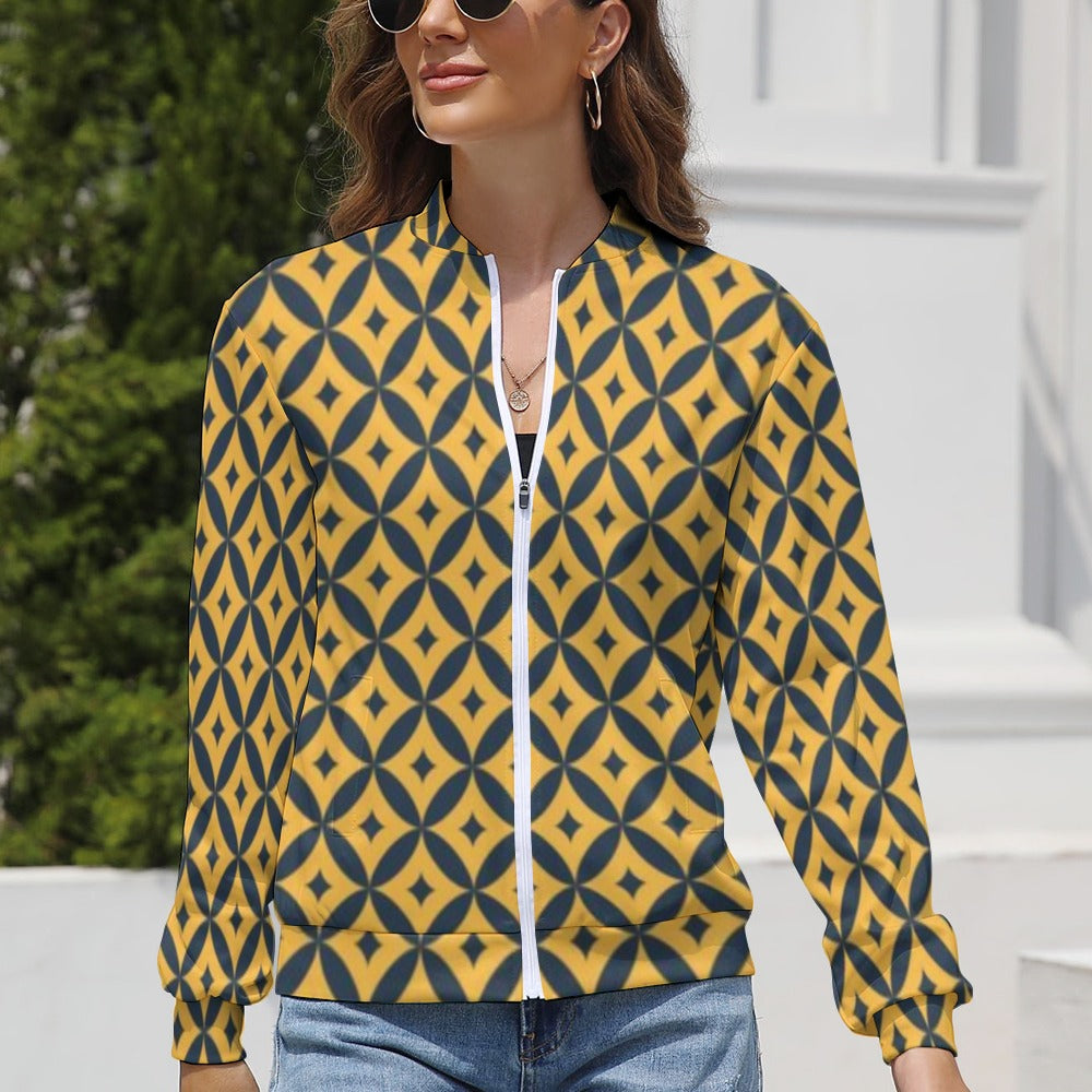Women's Long Sleeve Zipper Jacket (10 Options) - KSC's Limited Edition Collections Designer Style
