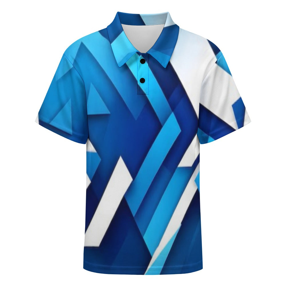 KSC's Exclusive Kids Designs- Young Men's/Boys New Kid's Shoulder buttoned polo shirt