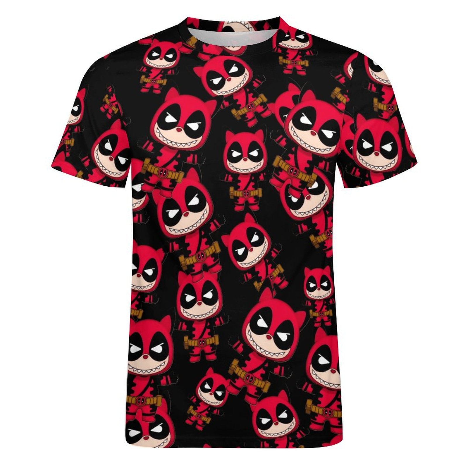 KSC's Exclusive Labubu Deadpool Men's Cotton T-Shirt