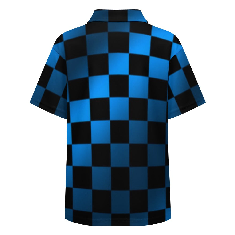 KSC's Exclusive Kids Designs- Young Men's/Boys New Kid's Shoulder buttoned polo shirt