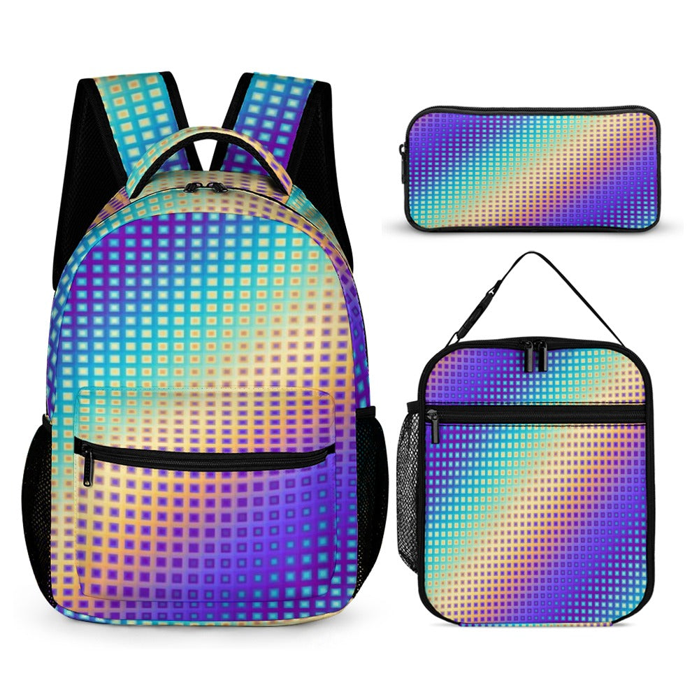 BACK TO SCHOOL BUNDLES -3PC Back To School Set - KSC's Custom Designs Back To School Sets - Backpacks, Three piece set combination Backpacks, Lunch Box, Pencil Bag/Organizer