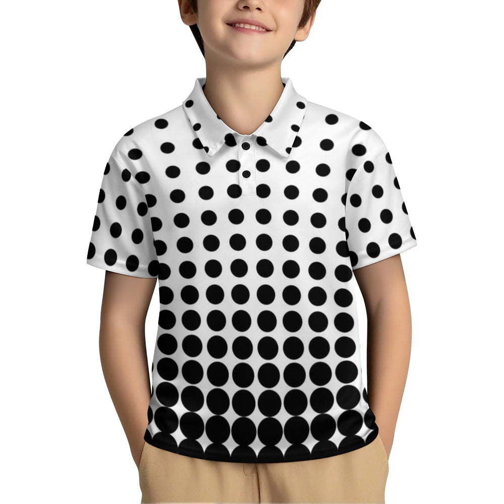 KSC's Exclusive Kids Designs- Young Men's/Boys New Kid's Shoulder buttoned polo shirt