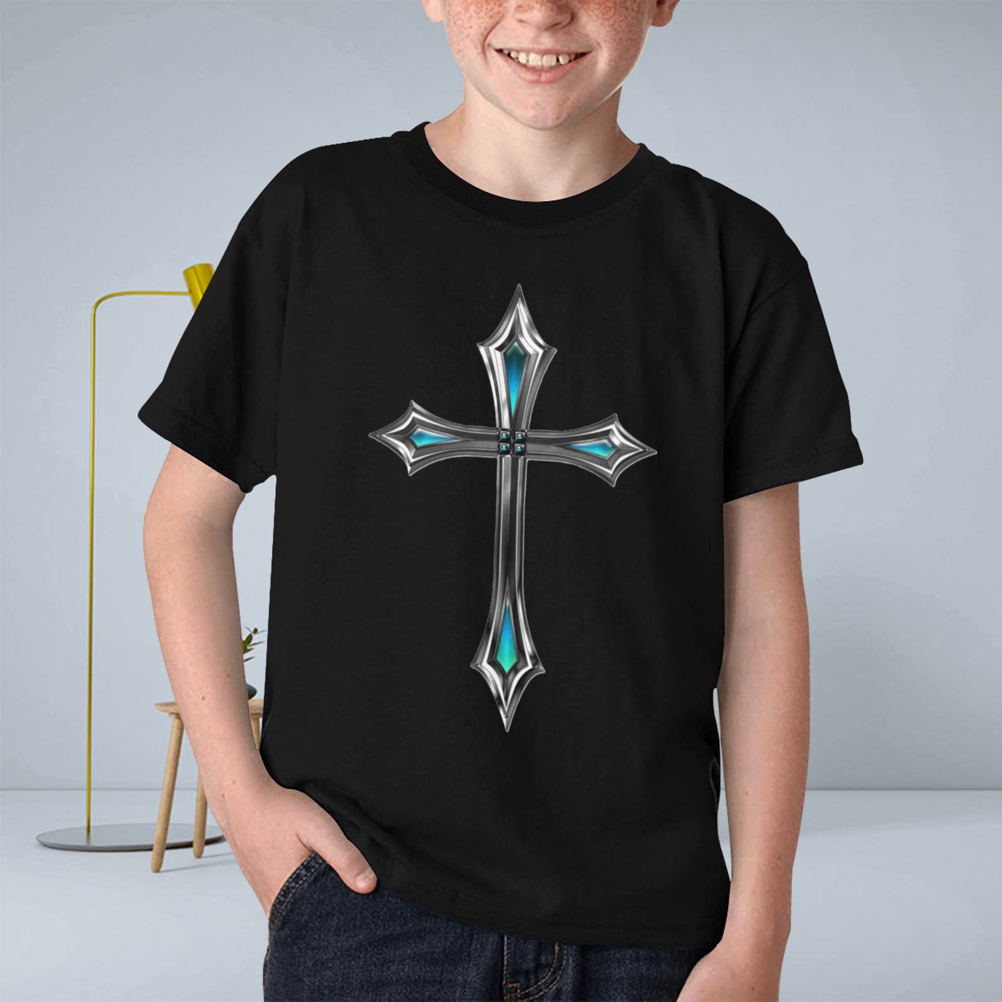 KSC's Exclusive Kids Designs- Young Men's/Boys Kids' All Over Print T-shirt Kids Print T-shirt