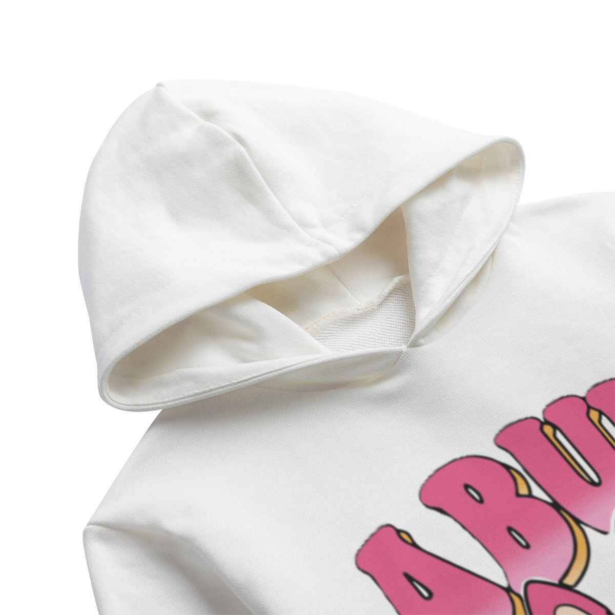 Kid's White Labubu Pullover Hoodie | 310GSM Cotton