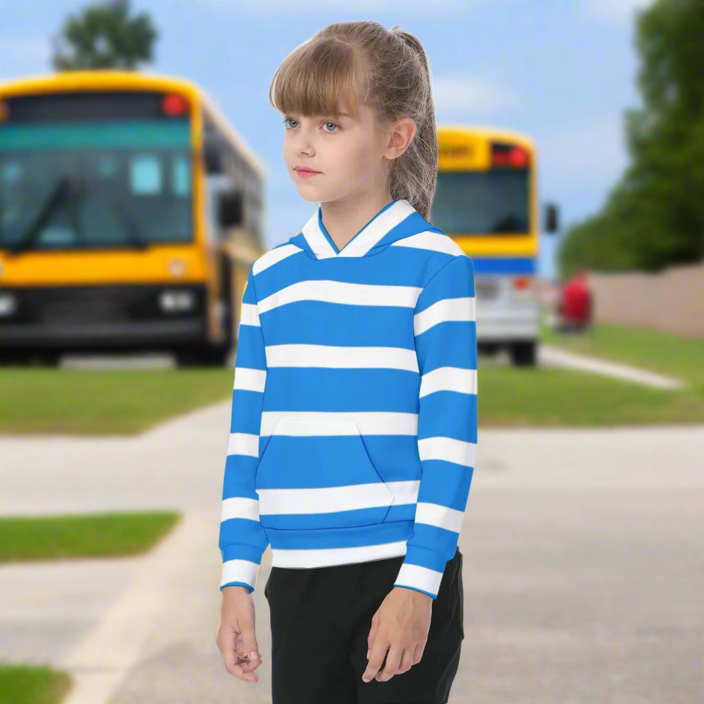 KSC's Exclusive/Custom- Young Girl's Hoodies-Stripe - Oversized Kid's Hoodie