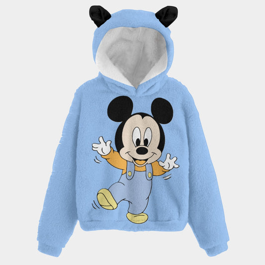 KSC's Limited Edition Baby Mickey Mouse Kid’s Borg Fleece Sweatshirt With Ears