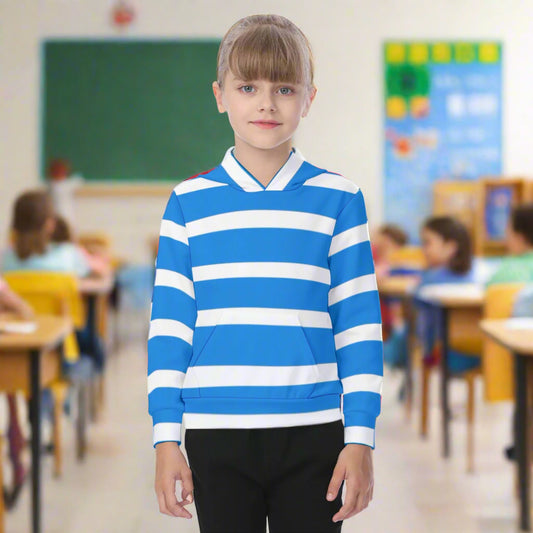 KSC's Exclusive/Custom- Young Girl's Hoodies-Stripe - Oversized Kid's Hoodie