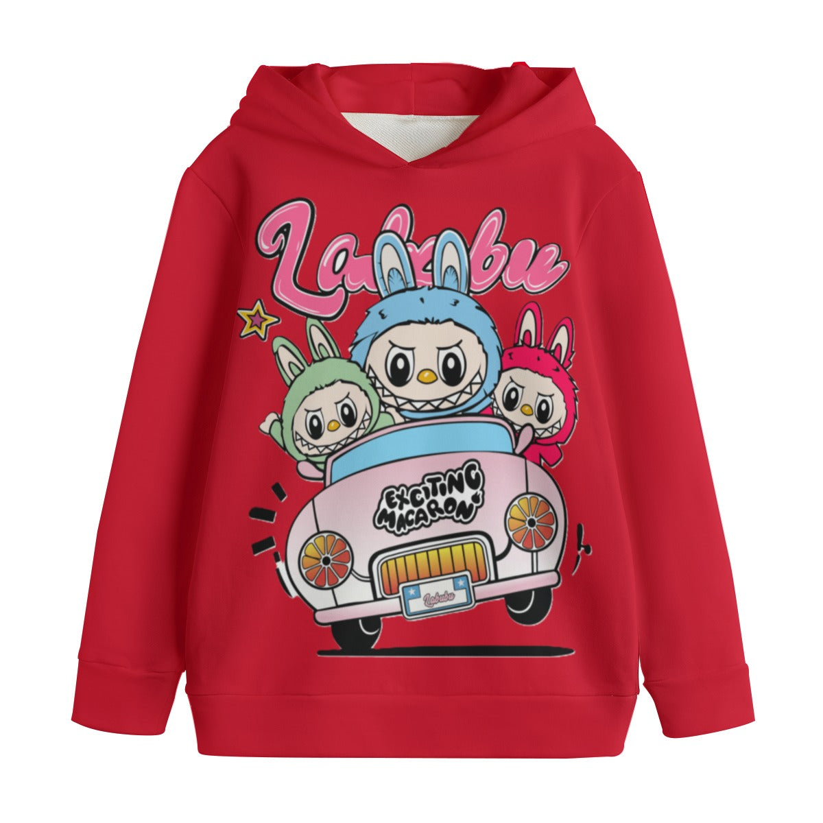 Kid's Reds Labubu Pullover Hoodie | 310GSM Cotton