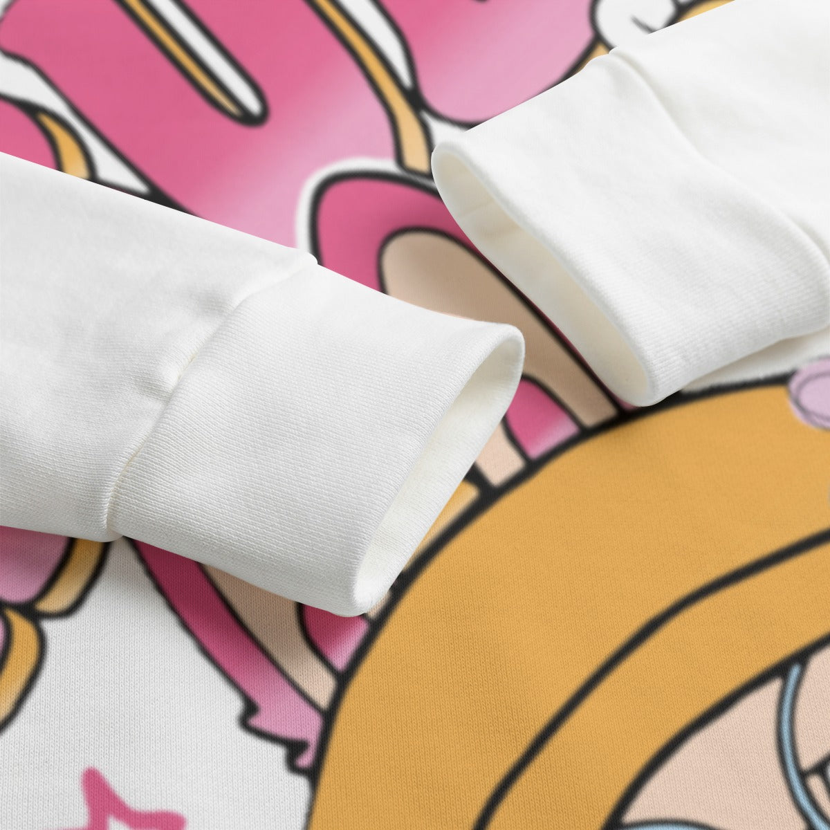 Kid's White Labubu Pullover Hoodie | 310GSM Cotton