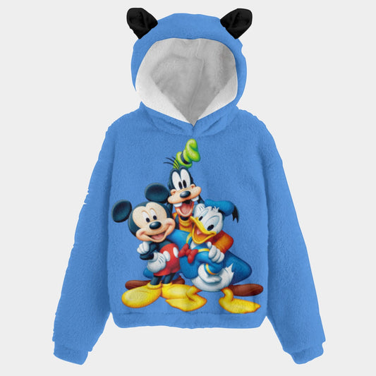 KSC's Limited Edition Mickey & Friends Kid’s Borg Fleece Sweatshirt With Ear