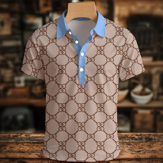 KSC's Exclusive Designs Men's Henley Polo  Shirt