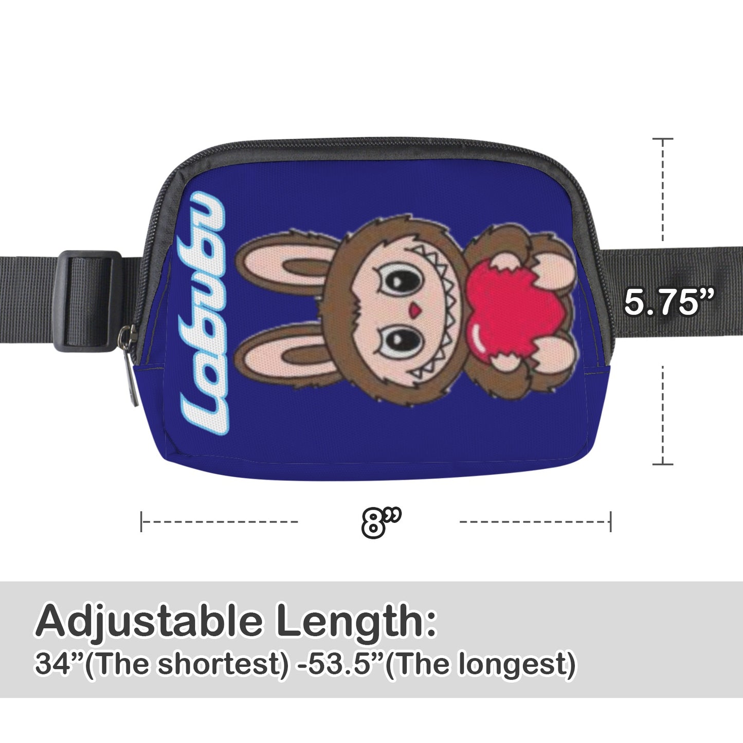 π§Έπ βHeart-Stoppingly Cute!β Labubu Love Bags β Trending Crossbody & Fanny Style for All Ages -Most Popular & Trending Cute Brown Labubu Holding Heart Cross Body Bags- Fanny Bags for Adults & Kids