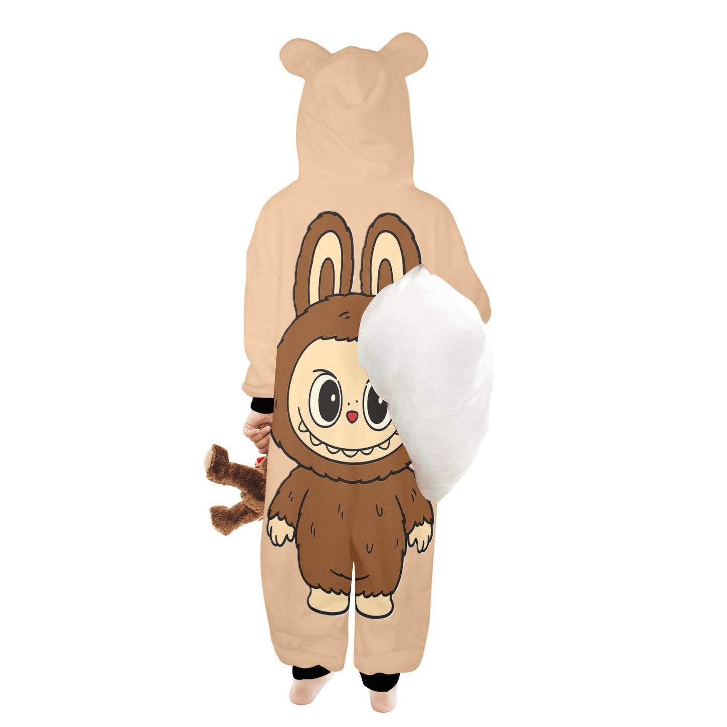 KSC's Exclusive Labubu Little Kids Onesies (2 to 7 Years Old) - Brown Bear Labubu