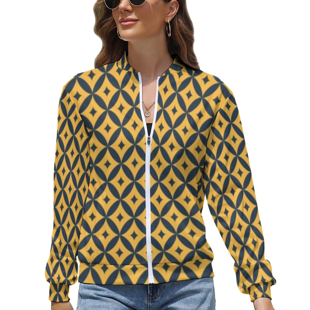 Women's Long Sleeve Zipper Jacket (10 Options) - KSC's Limited Edition Collections Designer Style
