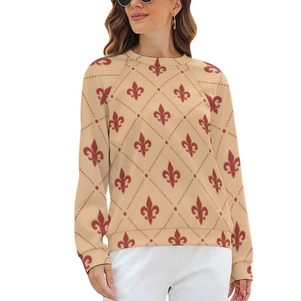 Raglan round neck KSC's Exclusive Women's Sweater Collection (10) Designs/Styles - Raglan round neck sweater