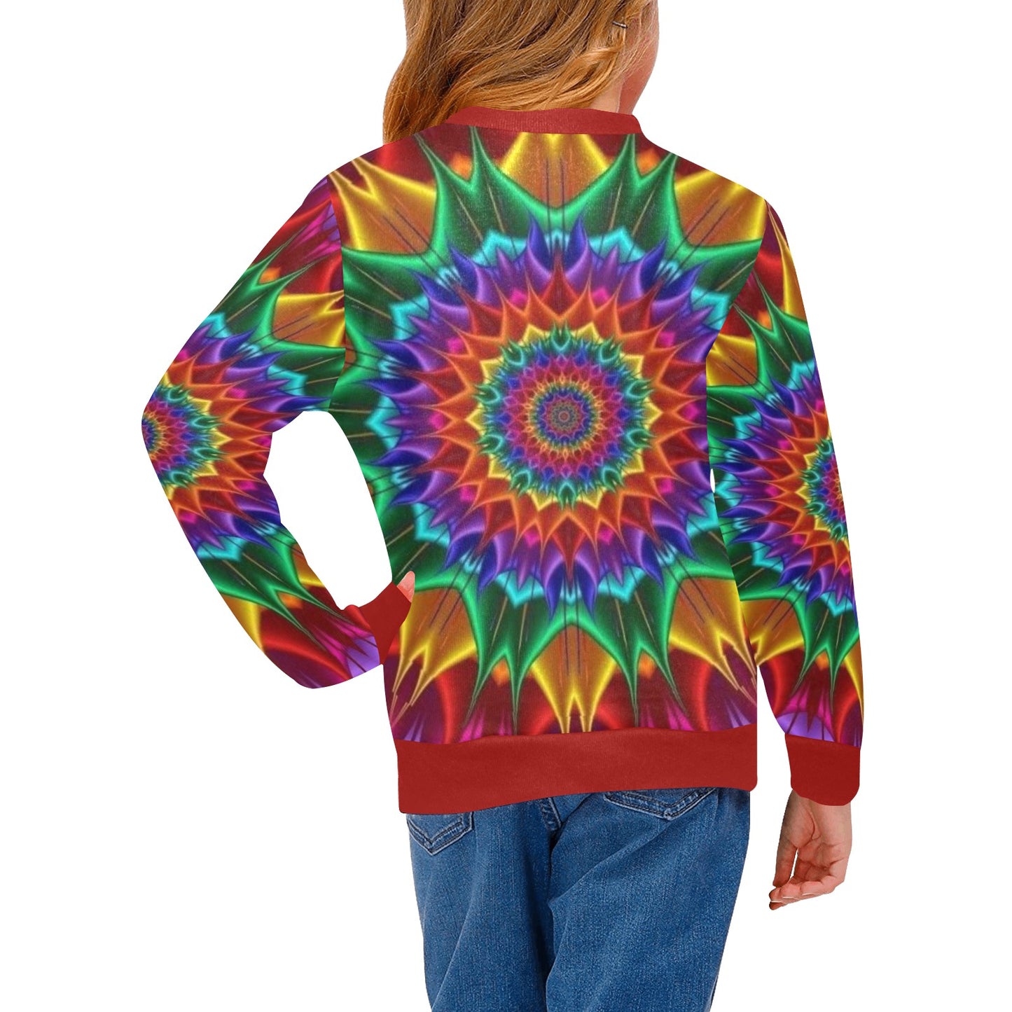 KSC's Designs Girl's Crew Neck Sweaters