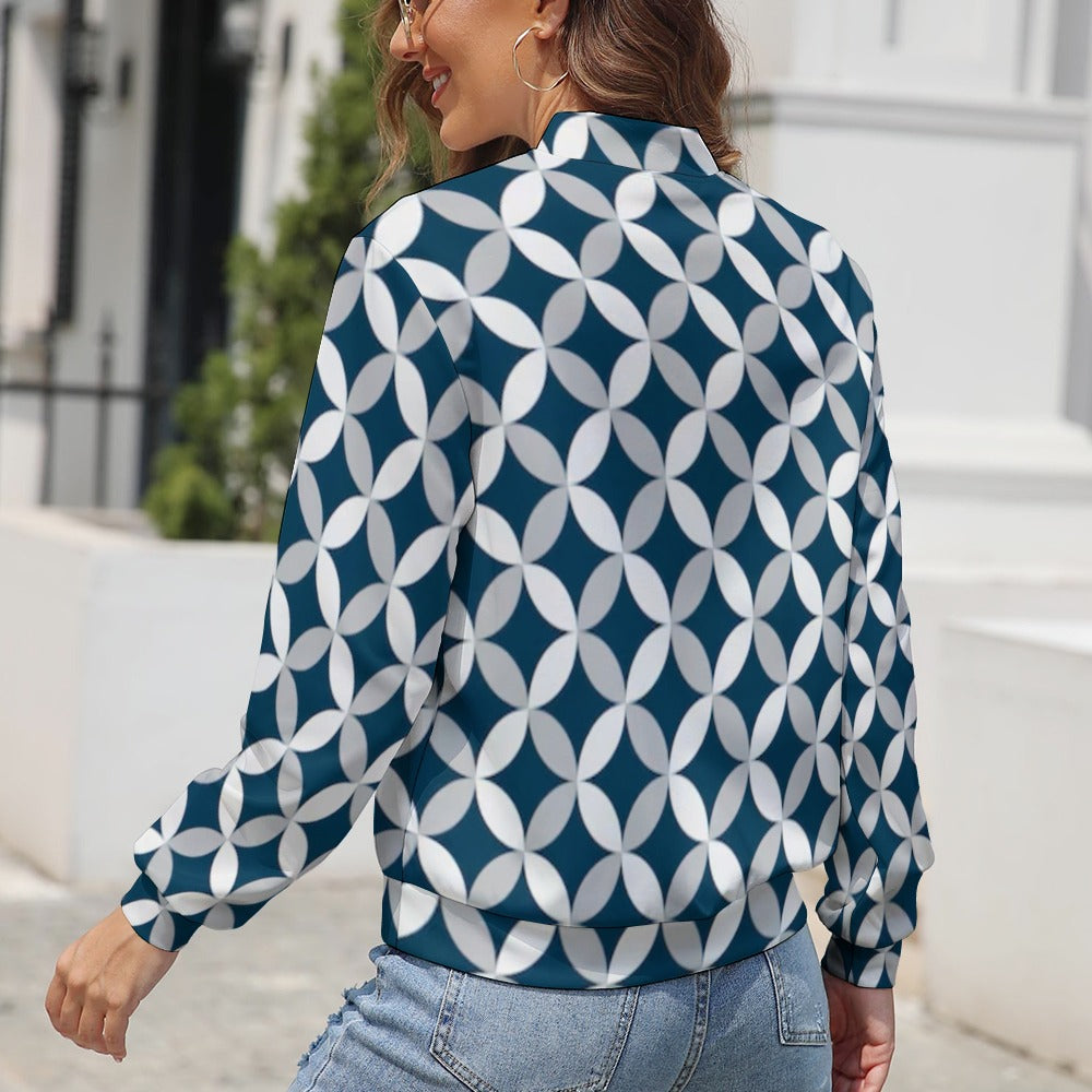 Designer Style Women's Long Sleeve Zipper Jacket (10 Options) - KSC's Limited Edition Collections