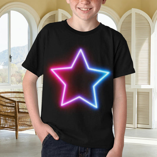 KSC's Exclusive Kids Designs- Young Men's/Boys Kids' All Over Print T-shirt Kids Print T-shirt