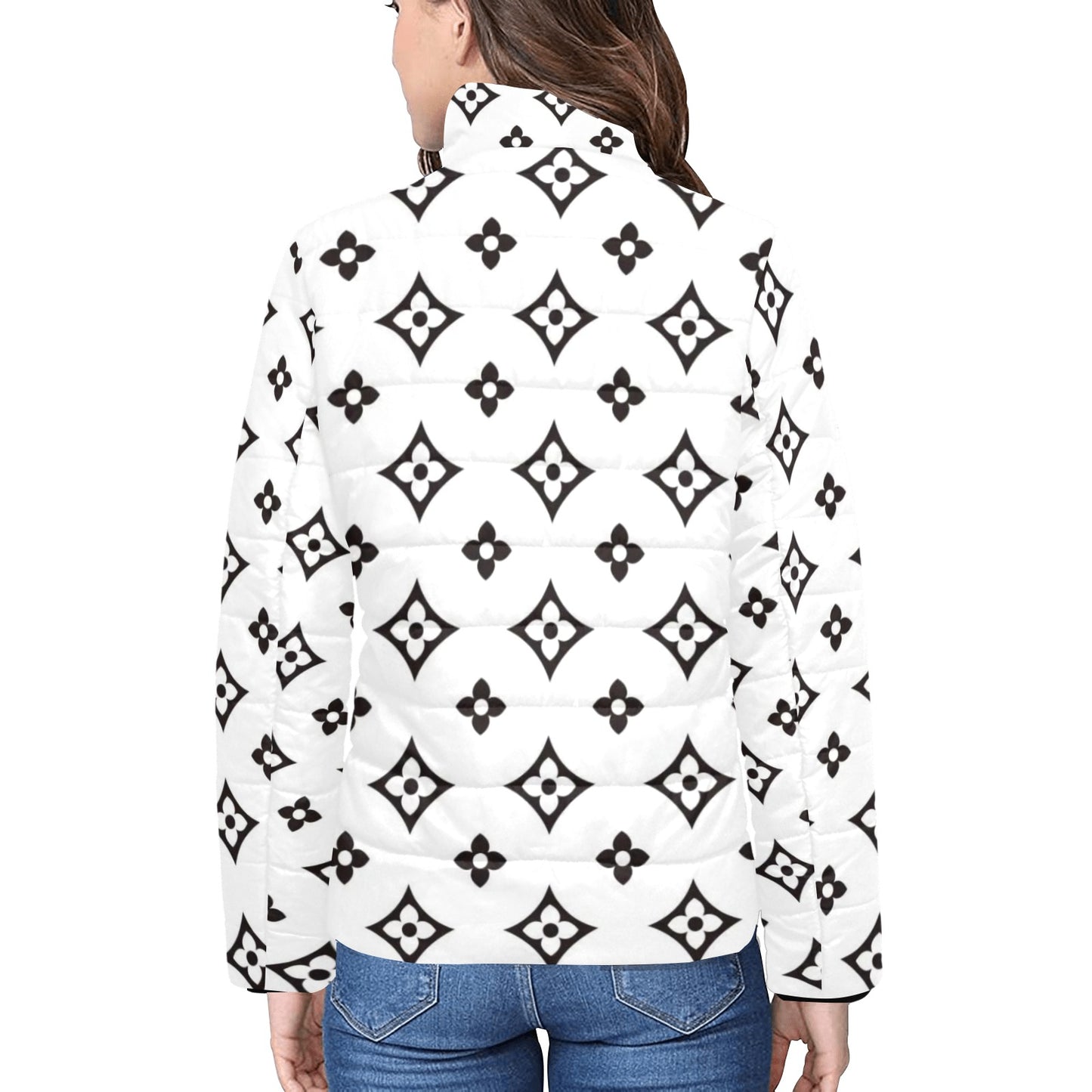 KSC's Exclusive  Women's Stand Collar Padded Jackets (10) Designs/Styles - Women's stand collar padded jacket(H41)