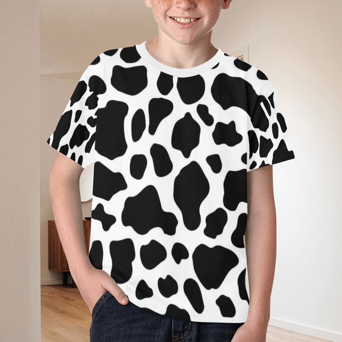 KSC's Exclusive Kids Designs- Young Men's/Boys Kids' All Over Print T-shirt Kids Print T-shirt