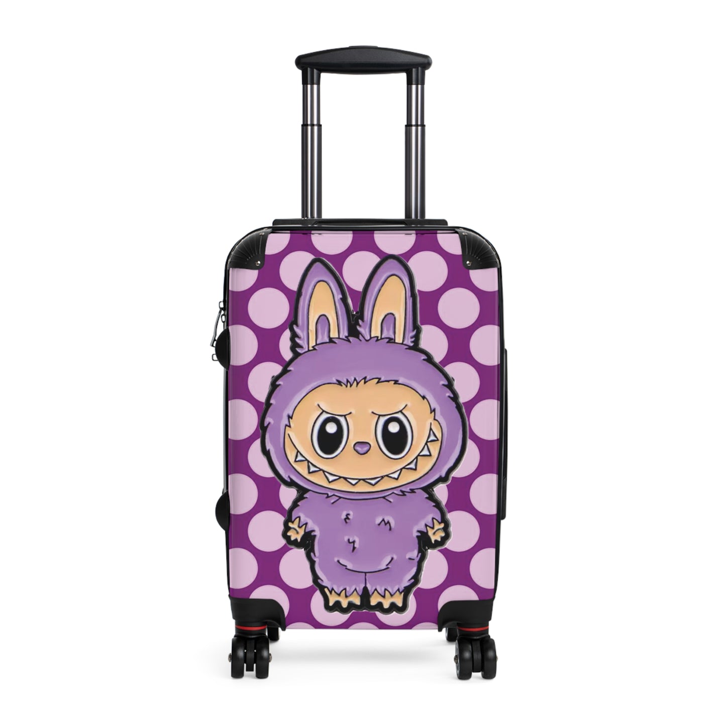 Cute Exclusive limited edition Labubu Bunny Design Suitcase, Travel Luggage for Kids, Fun Travel Gear, Holiday Gift, Adorable Carry-On Bag