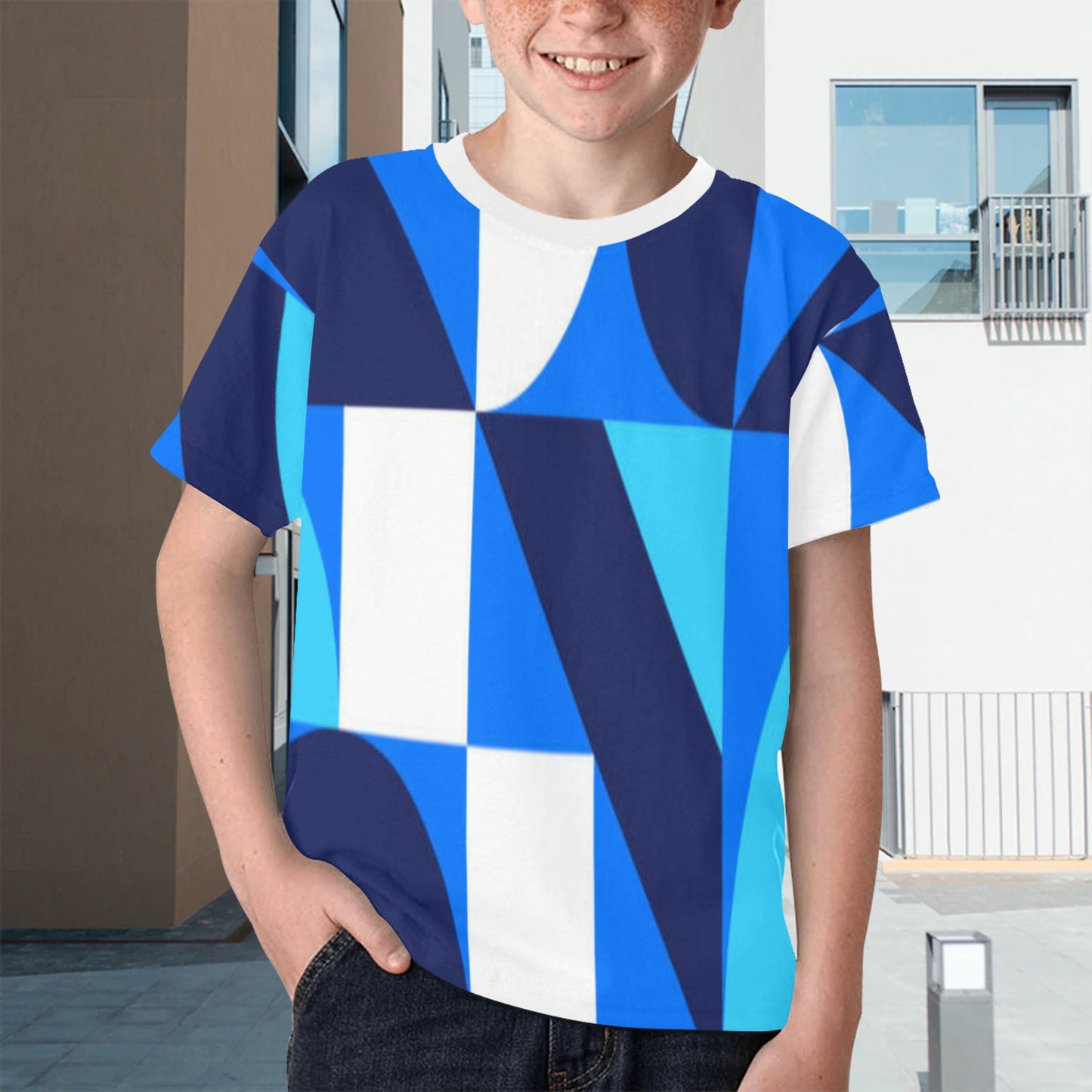 KSC's Exclusive Kids Designs- Young Men's/Boys Kids' All Over Print T-shirt Kids Print T-shirt