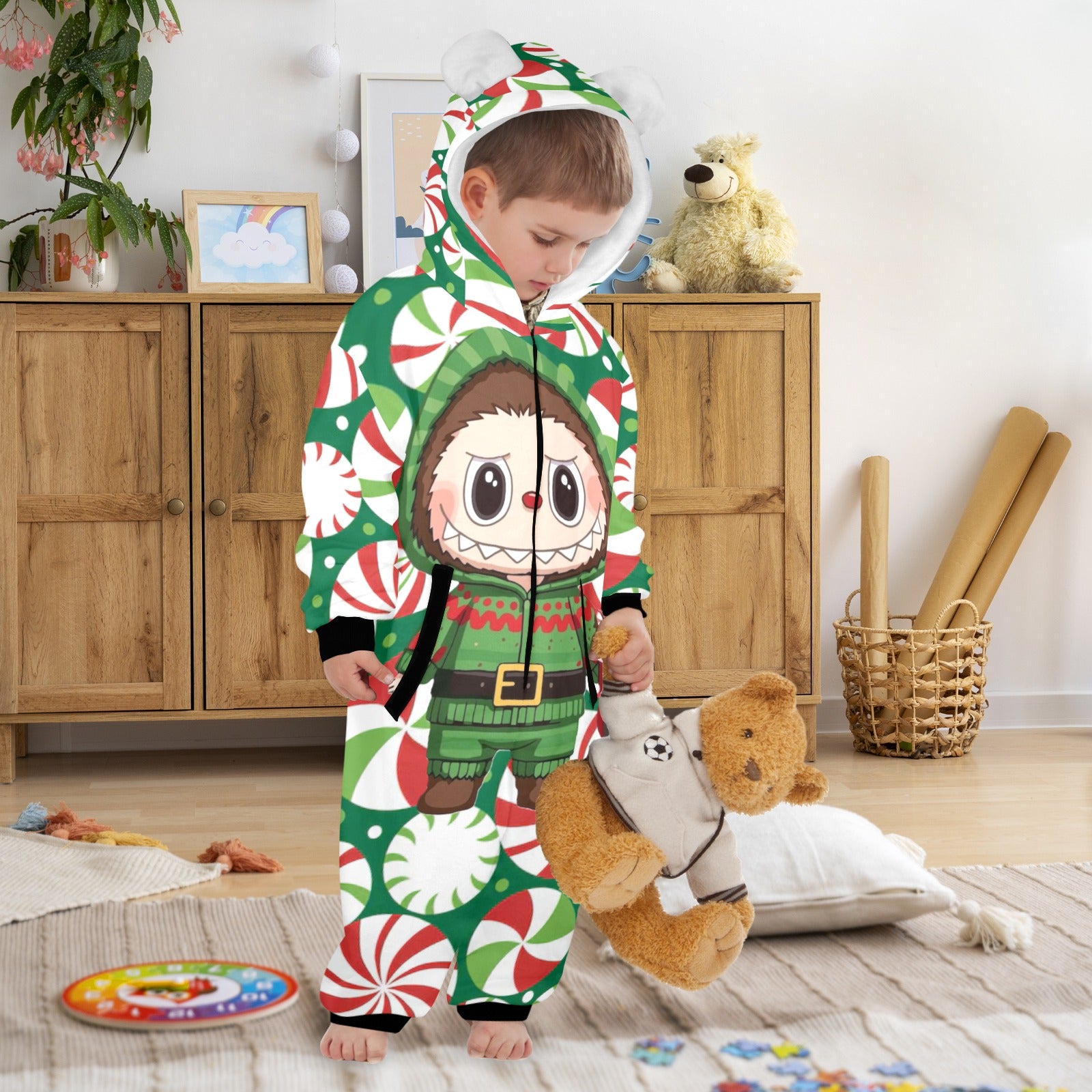 KSC's Christmast Labubu Little Kids Onesies