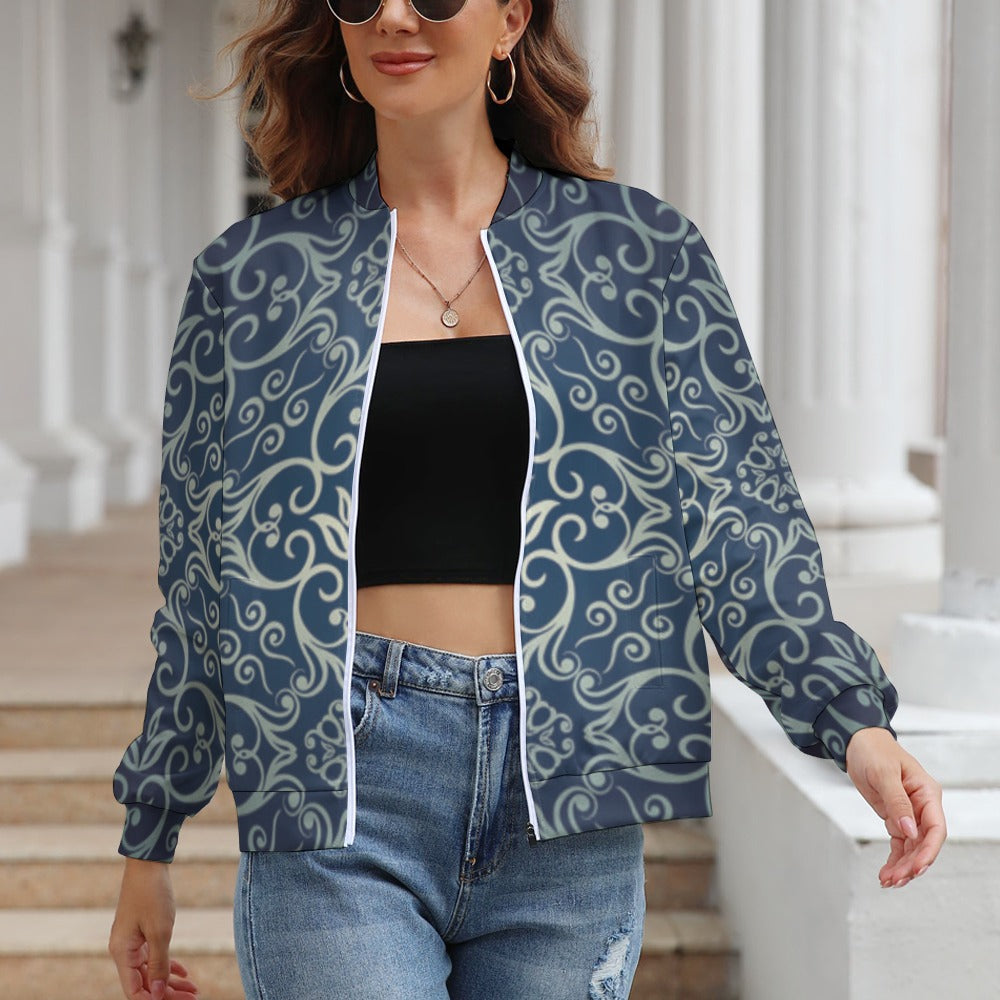 Women's Long Sleeve Zipper Jacket (10 Options) - KSC's Limited Edition Collections Designer Style