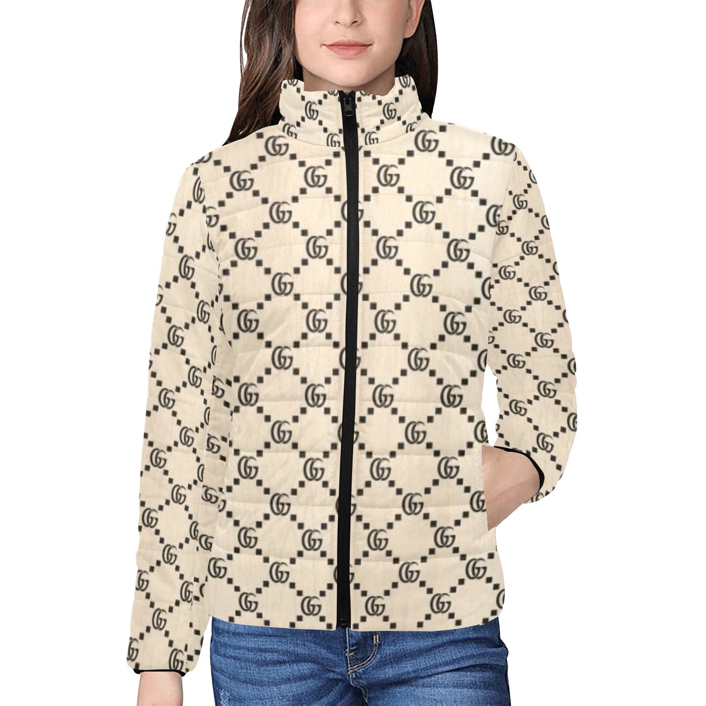 KSC's Exclusive  Women's Stand Collar Padded Jackets (10) Designs/Styles - Women's stand collar padded jacket(H41)