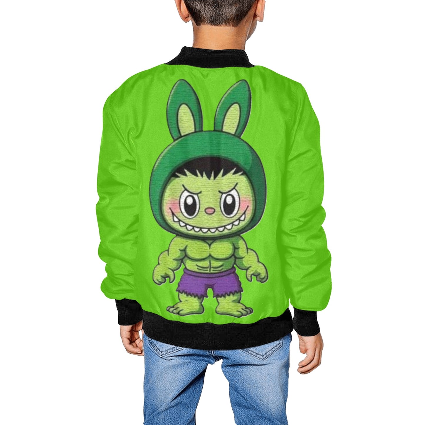 ๐งฅ๐ฅ โToo Cool for Recess!โ Labubu Kidโs Bomber Jacket - Kid's Bomber Jacket