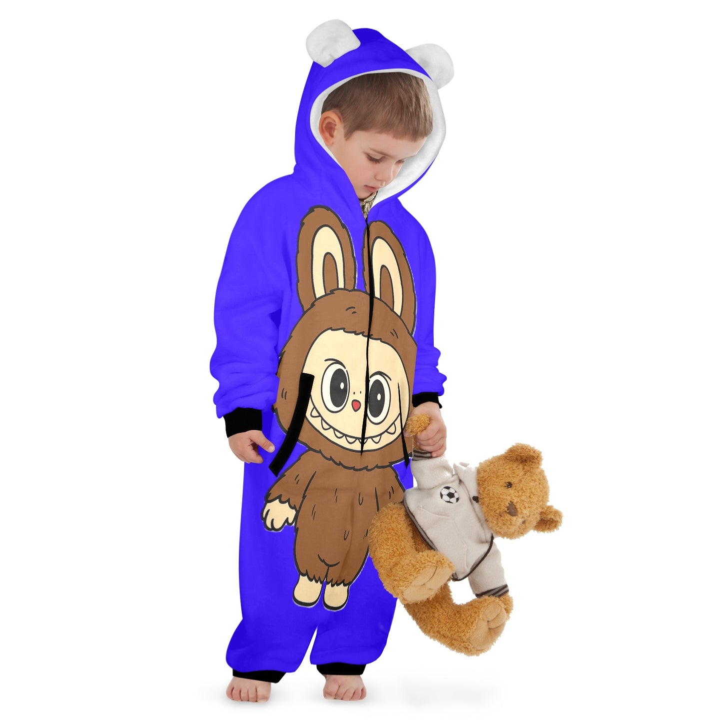 KSC's Exclusive Labubu Little Kids Onesies (2 to 7 Years Old) - Brown Bear Labubu