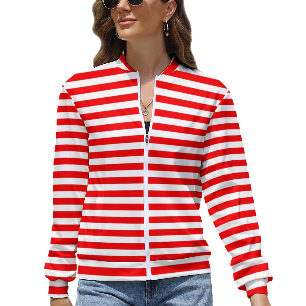 Women's Long Sleeve Zipper Jacket (10 Options) - KSC's Limited Edition Designer Collection