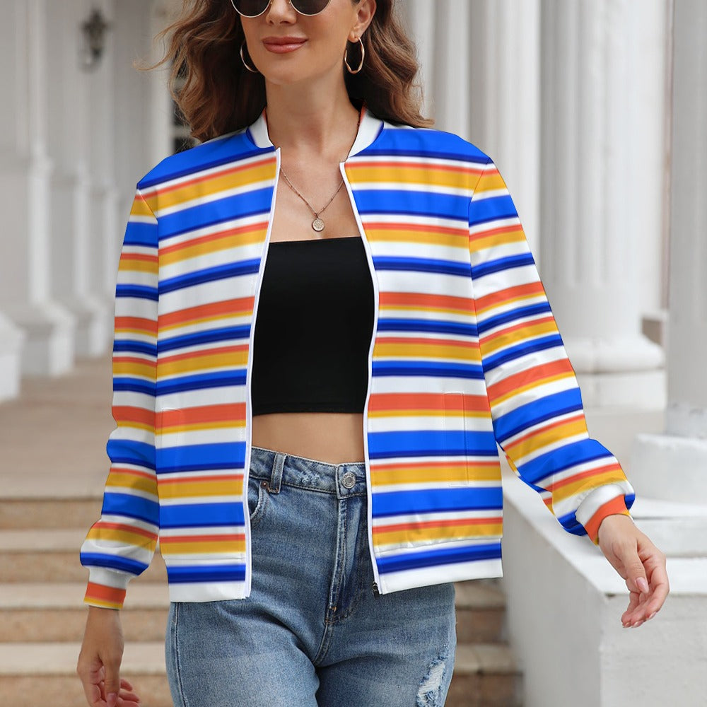 Women's Long Sleeve Zipper Jacket (10 Options) - KSC's Limited Edition Designer Collection