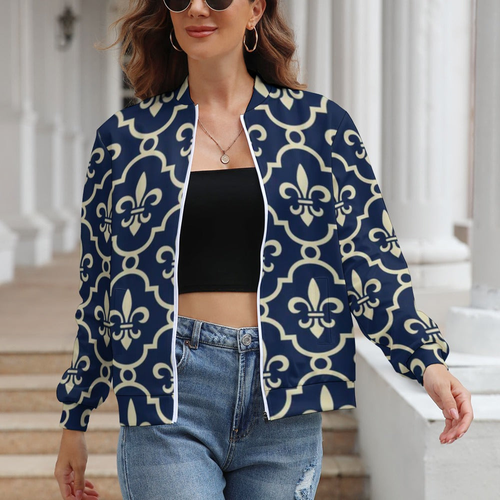 Women's Long Sleeve Zipper Jacket (10 Options) KSC's Limited Edition Designer Collections