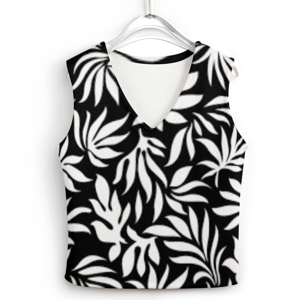 KSC's Custom Vest Designs Women's Long Sleeve Button Knit Vest - 10 OPTIONS INSIDE